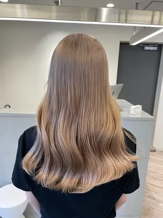 ロング ♡似合わせハイトーン ♡maiのヘアスタイル