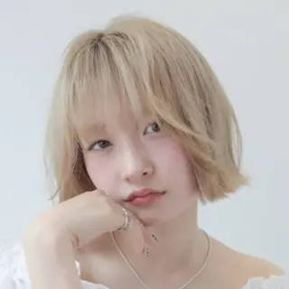 ショート ハイトーン/ボブ/ ハイライト💫我如古のヘアスタイル