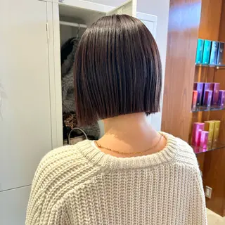 ショート カラー ボブ/透明感カラー/ 似合わせ🌿高田知那のヘアスタイル