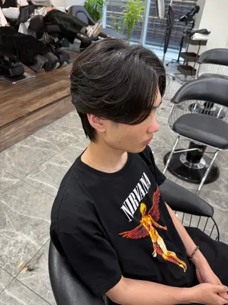 メンズ 京都レイヤーカット/ 縮毛矯正/羽柴りくのヘアスタイル