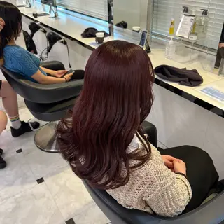 セミロング 愛され暖色♥️モテ 艶髪♥️りなのヘアスタイル