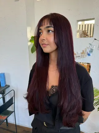 ロング カラー 🌸小掛🌸 豊橋外国人風カラーのヘアスタイル