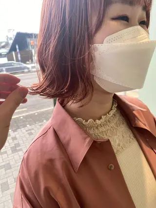 ミディアム 吉田 翔太のヘアスタイル