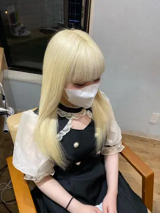 ロング カラー Lapis所属・しんどう るなのヘアスタイル