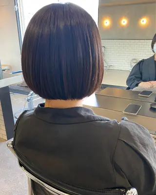 ショート カラー ヘアアレンジ stylist/蛯谷 珠里のヘアスタイル