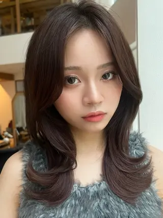 ミディアム 望月威吹/表参道/レ イヤー/似合わせのヘアスタイル