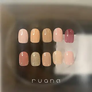 ネイル ニュアンスネイル🧡 rionaのネイルデザイン