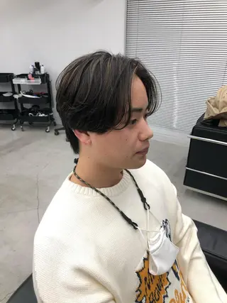 ショート カラー メンズ 🌼渋谷韓国レイヤー 桑尾幸奈🌼のヘアスタイル