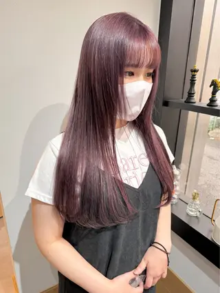 ロング Juri /暖色カラーのヘアスタイル