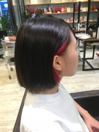 ミディアム カラー パーマ ヘアアレンジ メンズ キッズ ネイル マツエク・マツパ MODEK's西宮店 マネージャー神道有基のヘアスタイル