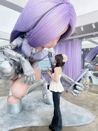 ロング カラー ParveMix🎀 稲垣詞葉のヘアスタイル