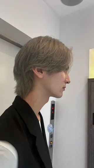 ショート カラー メンズ 名古屋栄/ブリーチ/ ボブ🧃木下桃嘉のヘアスタイル