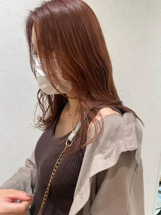 セミロング カラー ヘアアレンジ パーマ指名No1 /namiのヘアスタイル