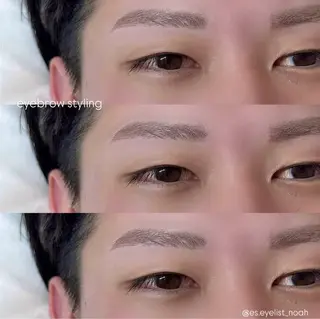 メンズ アイブロウ mee 三軒茶屋 NOAHのマツエク・マツパデザイン