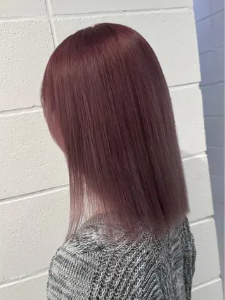 ミディアム カラー 原宿 ツヤカラー🫧 ちり🍎のヘアスタイル