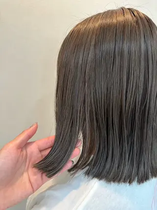 セミロング miyu/ハイライト ブリーチモデル募集中のヘアスタイル