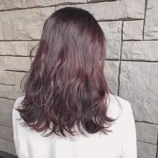 ロング カラー 店長/mao/ 前髪/顔周りカットのヘアスタイル