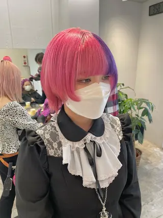 ショート SAEKI【ior 】北千住店ブリーチのヘアスタイル