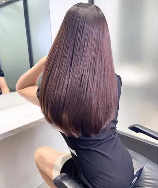 ロング 韓国レイヤーカット 髪質改善▫️水野有真のヘアスタイル