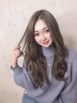 セミロング カラー MILI HAIR所属・韓国ヘア🇰🇷 RYOTAのヘアスタイル