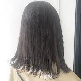 ミディアム カラー 💚 nao💚のヘアスタイル