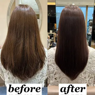 ロング カラー パーマ 新宿✨顔周りカット 韓国ヘア/坂本亜裟海のヘアスタイル