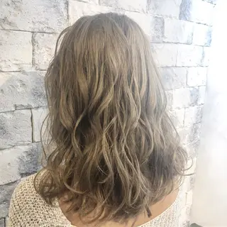 セミロング カラー AUBE HAIRazul吉祥寺所属・綺麗な髪質にしたい方 限定🌈清水　祥のヘアスタイル