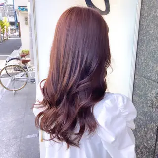 セミロング カラー three若林 那津のヘアスタイル