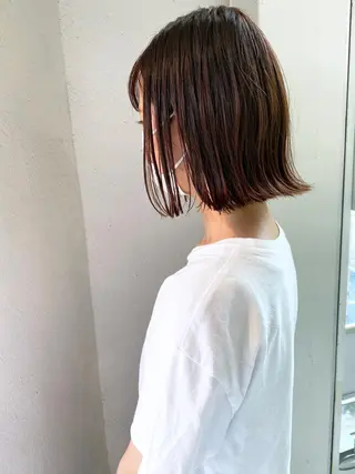 ショート カラー 髪質改善/艶髪 やまなかのヘアスタイル