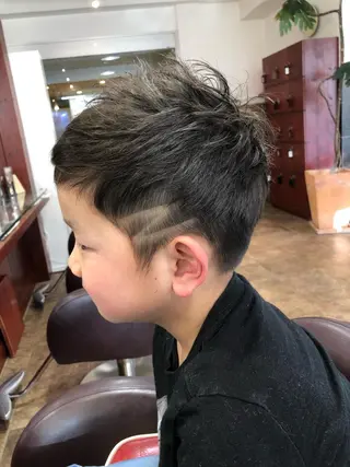 メンズ キッズ 星 沙織のヘアスタイル