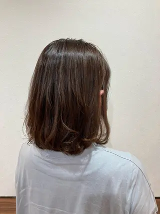ミディアム Annon プライベートサロンのヘアスタイル