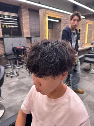 パーマ メンズ パーマ特化 まなるのヘアスタイル