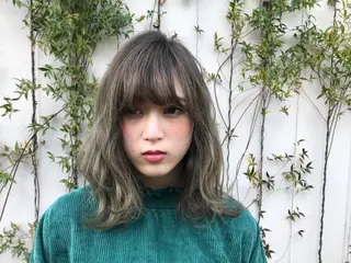 ミディアム カラー ヘアアレンジ knock【ノック】所属・烏丸韓国ヘア🇰🇷 ayaka🎀のヘアスタイル