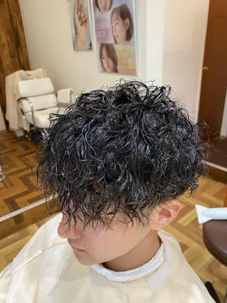 メンズ _WHITE難波店[アンダーバーホワイト]所属・艶カラー/髪質改善 /韓国風/中村嘉秀のヘアスタイル