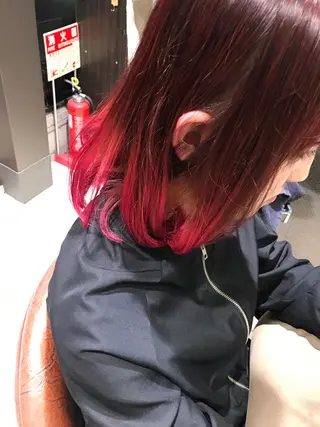 セミロング カラー パーマ ヘアアレンジ メンズ キッズ ネイル マツエク・マツパ ヘアリゾートA i 秋葉原店のヘアスタイル