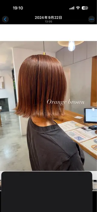 ショート カラー 松本 華林のヘアスタイル