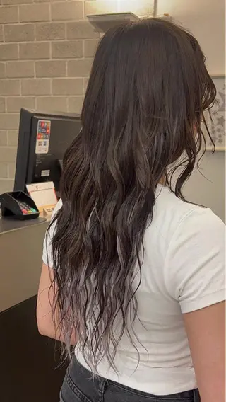 ロング カラー REFLECTION所属・ハイトーン /レイヤー/ふみやのヘアスタイル