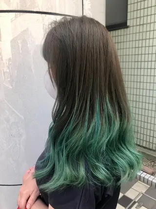 ロング カラー 千葉 洋平のヘアスタイル