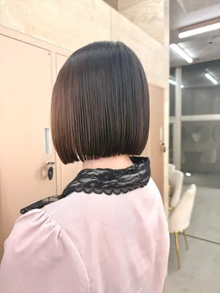 ミディアム 似合わせボブ🌺 艶髪特化💗村松優斗のヘアスタイル