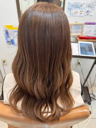 ロング カラー 坂元綾音 モデル募集中✨のヘアスタイル