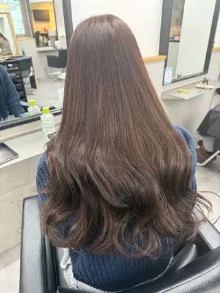 ロング Laff新宿所属・新宿/艶カラー/ 透明感カラー/タクマのヘアスタイル
