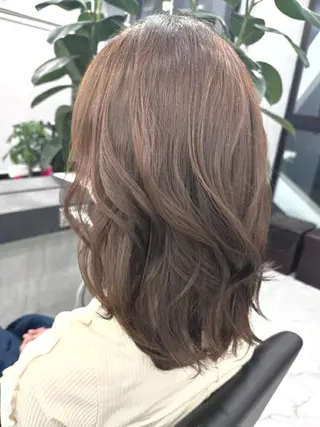 セミロング カラー ヘアアレンジ Endearing所属・❇️安達 優心❇️ 髪質改善/艶髪特化のヘアスタイル