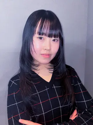 ロング THEDOTS所属・淀 小南津のヘアスタイル