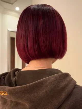 ショート ボブ ホノカのヘアスタイル