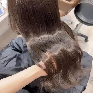 ロング カラー 透明感カラー ふうか　渋谷のヘアスタイル