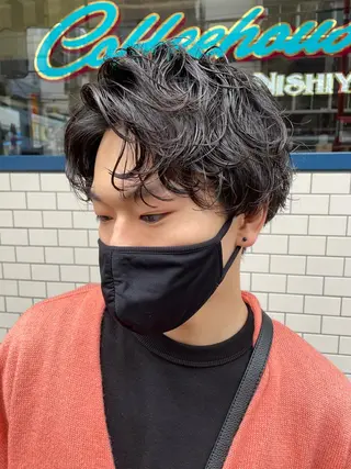 ミディアム 渋谷 メンズヘア⭐️ タニグチヨシユキのヘアスタイル