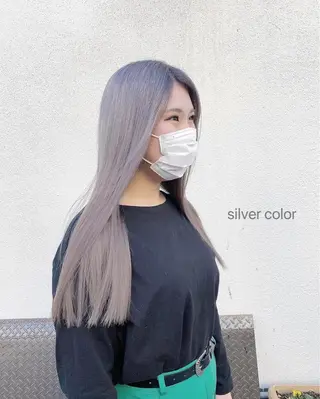 ロング カラー COCOLOeAST所属・yumeno🫧 ハイトーン/ボブ🕊のヘアスタイル