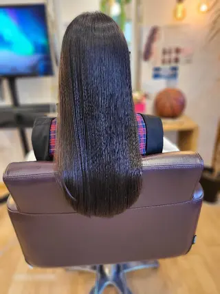 ロング シ マのヘアスタイル