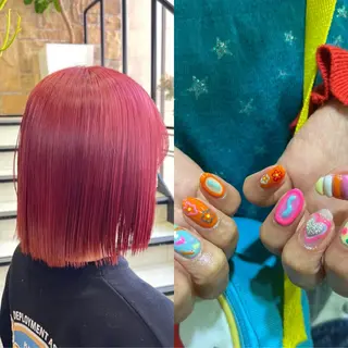 ミディアム ネイル 韓国🩶Y2Kネイル 💫くれはのネイルデザイン