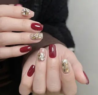 ネイル By moonネイル 🌷ワンホン/韓国風のネイルデザイン